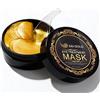 TaimeiMao 60 Pezzi Patch Occhi per Oro 24k, Golden Eye Mask con Acido Ialuronico, Patch Contorno Occhi, Maschera ContornoOcchi, Anti-Rughe e Anti-Occhiaie, Rimuovi Borse e Puffiness