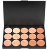 Litinliv Palette Correttori 15 Colori Professional Makeup Palette Conceal Crema Camouflage Make Up Trucco Palette Adatto per Uso Professionale e Quotidiano (15 colori)