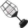 ELAYARD Lampada Forma di Bicchiere di Vino in Ferro e Abs Batteria Integrata Luce Vintage per Soggiorno e Camera da Letto Decorativa e Portatile