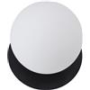 Fdit Plafoniera Moderna Globo in Vetro Bianco, Attacco G9, Facile da Installare, Diametro 15 Cm, per Corridoi, Ingressi, Vetro,
