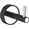 IDRO BRIC - Porta Abito in Acciaio e ABS nero 1 posto Linea Fusion