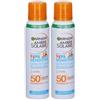 L'oreal Italia SpA Div. CPD Garnier Ambre Solaire Advanced Sensitive Ceramide Protect Spray Aerosol Anti-sabbia 2x153 ml