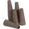AUTSUPPL 10 Tubi Conici in Plastica Grigio per Avvolgimento Filo da Ricamo, Coni Artigianali per Progetti Fai da Te di Lavoro a Maglia, Forniture per Maglieria in Lana per Uso