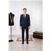 Amirante Antica Sartoria Napoletana Abito uomo sartoriale drop 6 in fresco lana tropical tinta unita - regular fit - Made in Italy