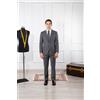 Amirante Antica Sartoria Napoletana Abito uomo sartoriale drop 6 in fresco lana tropical tinta unita - regular fit - Made in Italy