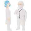 SUPVOX Miniature di Medico in Resina 2pezzi per Decorazione Micro-paesaggio e Sand Table, Bambole Giocattolo Delicate e Vivid per Modellismo e Gioco Infantile