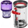 Aila oh Buy Cestino e filtro per aspirapolvere Dyson V11, V15, SV14, SV15, SV22, grande contenitore di ricambio compatibile con 969509-01 965440-01, ripristina la potenza di aspirazione, include filtro HEPA