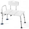 VEVOR Panca di Trasferimento per Vasca da Bagno, Sedile da Bagno con Bracciolo Schienale Carico max 180 kg, Panca per Trasferimento di 830 x 600 x 890 mm Doccia per Adulti Altezza Regolabile