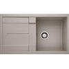 BLANCO METRA 5 S - Lavello rettangolare in granito per basi di lavello con larghezza di 50 cm - Gocciolatoio Integrato - SILGRANIT - Marrone - 517348