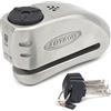 ARTAGO 32 Imponente Bloccadisco Moto con Allarme Intelligente "Don't Touch" 120dB, Esclusivo Triplo Bloccaggio SAA, Ø15,5, Anti-Trapano 5mm, Lucchetto Antifurto Omologato SRA Sold Secure, Acciaio Inox