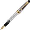 Pilot Custom 823 Fountain Pen FKK3MRPTBM Medium Pennino, Canna Nera Trasparente