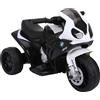 DecHome Moto Elettrica Bambini BMW S1000RR a 3 Ruote Luci e Suoni 3+ 370064BK DecHome
