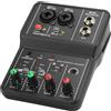 Does not apply Sorandy Mini Mixer Audio Di Linea a 2 Canali USB 48V Console Di Mixaggio Audio C