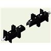 LA CROISEE DS GAU01267 - Kit 2 carrelli doppio rullo per rinnovamento scorrevole in alluminio 4535