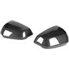 GLBLPEXELR Tappo di copertura dello laterale Per Q3 F3 Q2 Tappo Specchietto Retrovisore Nero Lucido 2 Pezzi Calotta Specchietto(Carbon pattern)