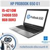 HP Notebook HP ProBook 650 G1 15,6" Cpu i5-4210M Ram 8gb DDR3 SSD 240Gb Win11P A-