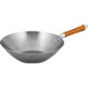 Ken Hom Classic wok Acciaio al carbonio con manico in legno, 31 cm - set da 10 pezzi