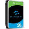 Seagate SkyHawk AI ST20000VE003 - disco rigido - 20 TB - interno - 3,5" (8,9 cm) - SATA 6Gb/s - buffer: 512 MB - con 3 anni di ripristino dati Seagate Rescue