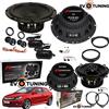 EvoTuning Renegade (NO Hertz) EvoTuning Kit 6 Casse Altoparlanti Anteriori e Posteriori per Opel Astra H