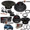 EvoTuning Renegade (NO Hertz) Kit 6 Casse Altoparlanti Ant+Post per Fiat Panda 3° Serie 312 dal 2012