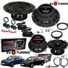 EvoTuning Renegade (NO Hertz) Kit 6 Casse Altoparlanti Anteriori e Posteriori per Fiat Tipo II dal 2015