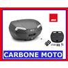GIVI BAULETTO GIVI MOTO SCOOTER MONOLOCK 46 LITRI E46 TECH NERO CON PIASTRA E46NT