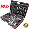 BGS Serie set kit chiavi bussole bussola cricchetto 216 pz cromo vanadio 1/2 1/4 3/8