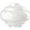 ONLYLUX Vaso 24 Cm Bombetta Opale Bianco
