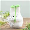 SUN ARROW Studio Ghibli - Totoro Plush Dondoko - Totoro Bianco con la sua foglia - 110,5x1