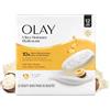 Olay ultra Moisture beauty bar con burro di karitè, 6 beauty bars - Confezione doppia, 12 count totale, imballaggio può variare