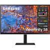 Samsung Monitor S80PB 27" 4K Ultra HD IPS Nero 178° Angolo di Visione