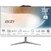 MSI PC All-in-one Modern AM242 60.5 cm Intel Core 5 8GB 512GB Bianco