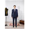 Amirante Antica Sartoria Napoletana Abito uomo sartoriale drop 7 in fresco lana Tasmania - slim fit - Made in Italy