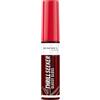 Rimmel London, Thrill Seeker Glassy Gloss, 750 Frosted Berry, Gloss, Idratante, Labbra dall'aspetto sano, Maxi applicatore, Applicazione omogenea, Formula vegana, 10 ml