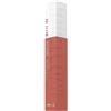 Maybelline New York Tinta Labbra a Lunga Durata, Effetto Matte e Colore Intenso, Tenuta fino a 16 Ore, No Transfer e Senza Sbavature, SuperStay Matte Ink, Tonalità: Seductress (65), 5 ml