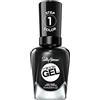 Sally Hansen Miracle Gel, Smalto in 2 Step, Lunga Tenura Fino a 14 Giorni, 460 Blacky O, 14,7 ml (Confezione da 1)