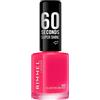 Rimmel London Rimmel 60 Seconds Super Shine Smalto, Smalto asciugatura rapida, Colore vibrante, A lunga tenuta, 8 ml, 300 Glaston Berry