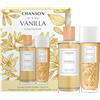 Chanson d'Eau, Cofanetto Regalo Donna Les Eaux du Monde, Vanilla, Confezione con Eau de Toilette 100 ml e Acqua Profumata per Corpo e Capelli 75 ml, Profumo alla Vaniglia