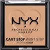 NYX Professional Makeup Fondotinta in polvere Can't Stop Won't Stop, Matte Finish, Tan