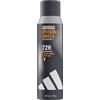 adidas, Invisible Shield Deodorante Spray Antitraspirante Uomo, Profumo Legnoso, 72 Ore di Protezione dal Sudore, Delicato sulla Pelle, Formula Vegana, 150 ml
