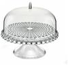 Guzzini Tiffany, Alzata con Campana Trasparente, Ø30 Made in Italy | Alzata con campana, trasparenza cristallina, leggera, maneggevole e dal design prezioso ed elegante.