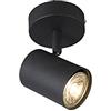 Qazqa jeana - Faretto Moderno - 1 luce - L 100 mm - Nero - Moderno - Soggiorno I Camera da letto I Sala da Pranzo I Cucina