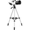 Outsunny Telescopio Astronomico 70mm con 2 Lenti Oculari e Adattatore Smartphone, 80x80x135 cm, Bianco e Nero | Aosom Italy