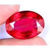 25.05 CT Naturale Sangue Rosso Rubino Ovale Certificato Mozambico Stupendo Gemma