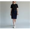 Gant Gonna A Corda Donna UK 8 A Tubino Con Spacco Sul Retro E Chiusura A Zip