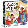 Clementoni - Caccia al Tesoro, Gioco da Tavolo, Party Game per Bambini 6+ Anni e Tutta la Famiglia, 2-12 Giocatori, Più di 80 Indizi e Indovinelli, Made in Italy, Lingua Italiana, 16153