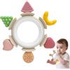 AiTuiTui Massaggiagengive Ciuccio per Frutta Neonati Silicone 0 3 6 Mesi, Massaggia Gengive Giochi Neonato Educativo, Dentizione Gioco Sensoriale Bambina bambino 1 Anno Regalo Natale Compleanno, Marrone