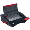 GBC CombBind CB20 Rilegatrice Manuale - Rilega 240 fogli A5/A4, design compatto e leggero, perfora 20 fogli, nero/argento, 4410062