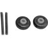 Piebert Ruota anteriore compatibile con/ricambio per aspirapolvere Dyson 968070-01 V15 V11 SV17 SV22 argento