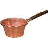 Home Paiolo Rame Manico in Legno Cm 28 Pentole E Preparazione Cucina, 28 cm